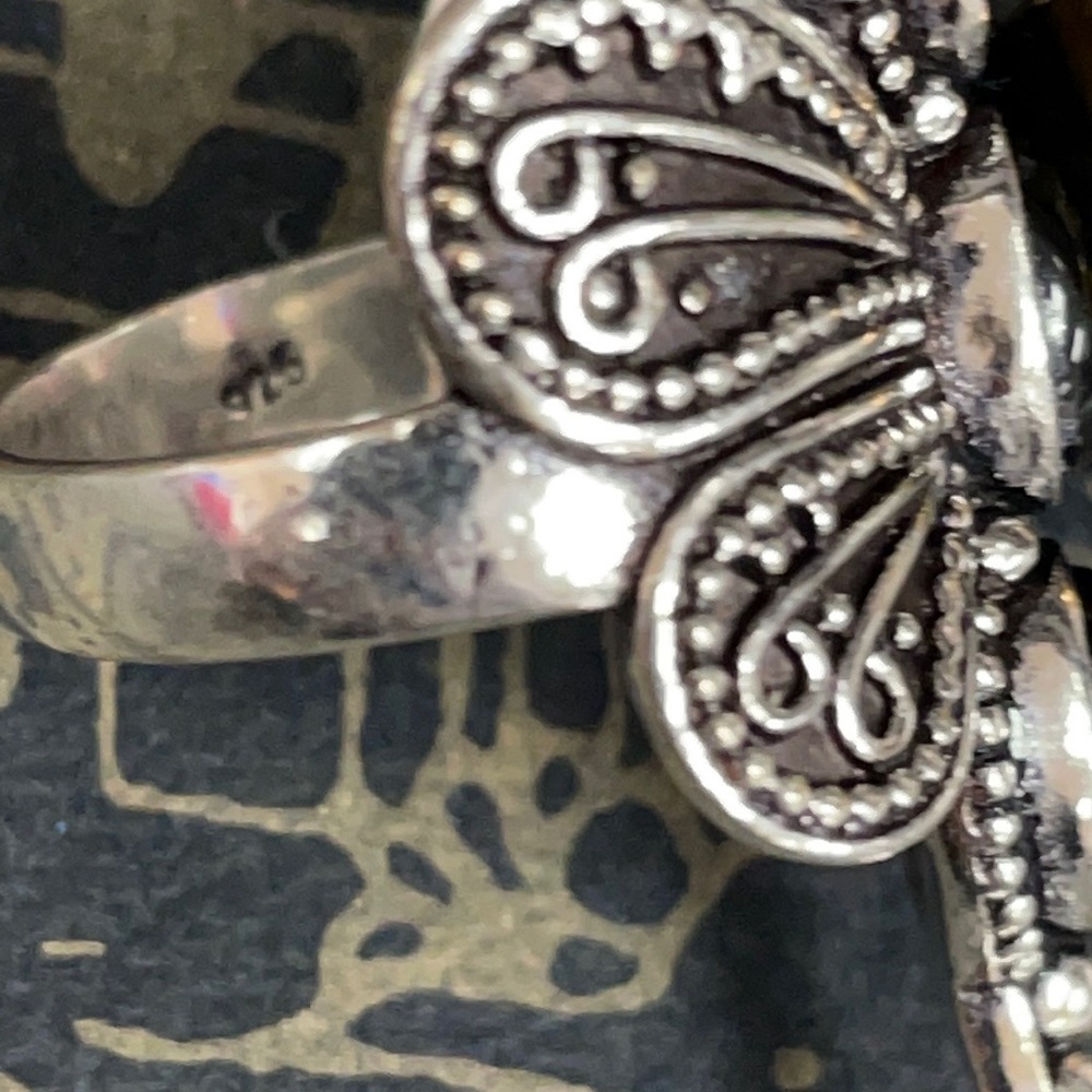 Onyx Dragonfly Ring - image 7